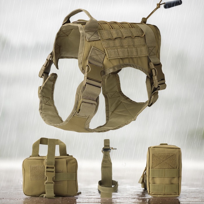 first-aid kit to the dog tactical vest