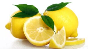 fresh yellow lemons